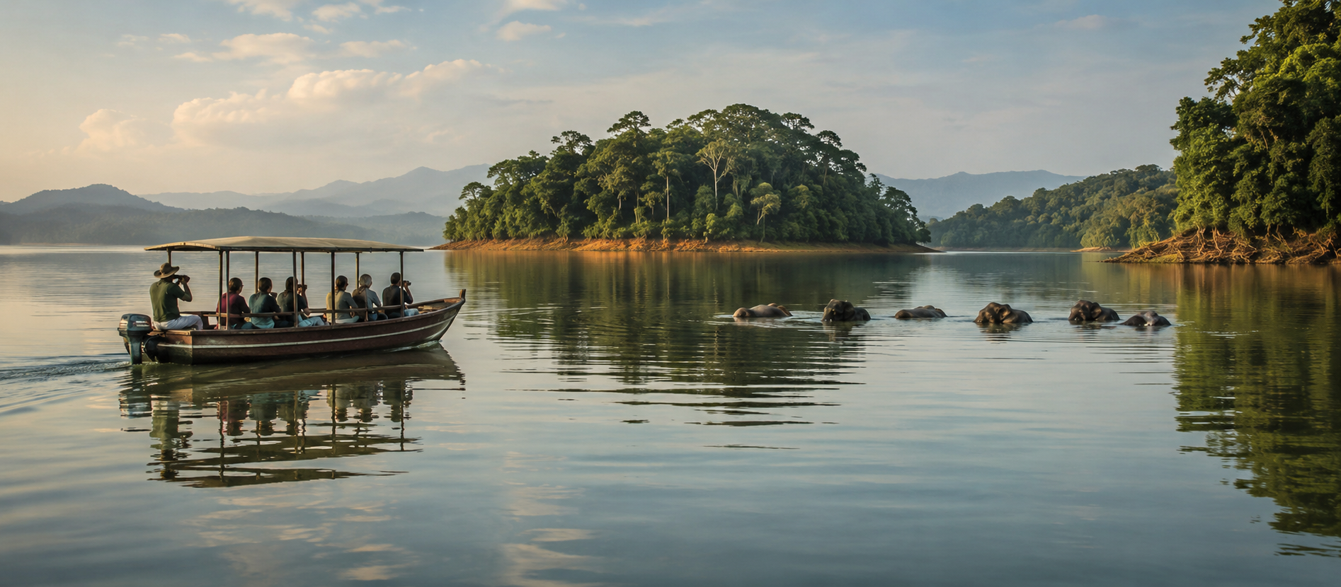 Gal Oya (Boat Safaris & Swimming Elephants)