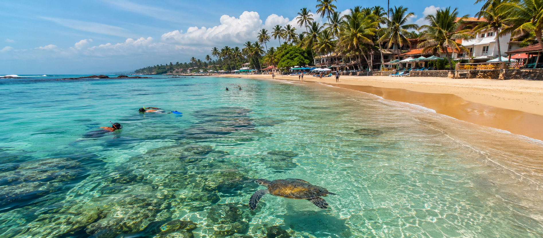 Hikkaduwa (Coral Reefs & Surfing)