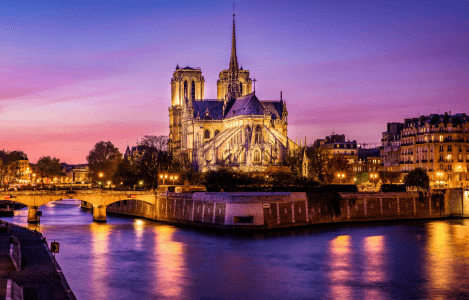 France — Iconic Eiffel Tower and romantic walks by the Seine
